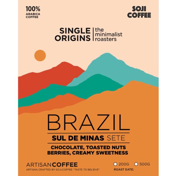 BRAZIL SUL DE MINAS (Espresso) Med Roast Specialty Grade - Image 7